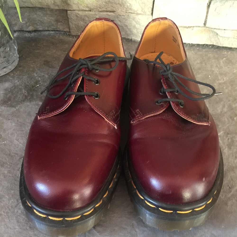 90's Womens Burgundy Doc Marten Oxford